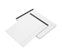 Uonlytech 4pcs Wide Ruled Legal Notepads with Cardboard Backing Smooth Thick Paper Writing Pads for Home Office School Easy Tear Off Lined Memo Refills