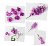 Uonlytech 5 Rolls Green Self-adhesive Floral Tape for Bouquet Stem Wrapping Multi-purpose Gardening Tape for Artificial Flowers DIY Craft Material for Home School and Flower Shops