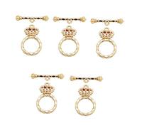 Uonlytech 5 Sets Ot Clasp Jewelry Findings Bar Metal Necklace and Bracelet Closures for DIY Jewelry Making Accessories