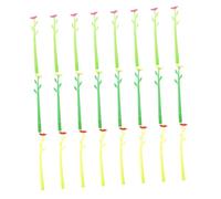 Uonlytech 50pcs Floral Gel Ink Pens for Journaling and School Cute Spring Flower Design with Comfortable Grip Smooth Writing Fun Kawaii Stationery for Women Home Office Party Supplies