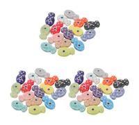 Uonlytech 50pcs Handmade Porcelain Fish Spacer Beads with Double-Sided Polka Dot Pattern, Mixed Color Ceramic Loose Beads for DIY Jewelry Making, Ocean-Themed Bracelet and Necklace