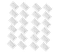 Uonlytech 50Pcs Mini Greeting Card Envelopes with Heart Shaped Clasp Elegant White Stationery Holders for Weddings Holidays Showers and Birthdays Design for Standard