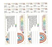 Uonlytech 50Pcs Positive Praise Reward Cards for Teachers and Parents Classroom Behavior Incentive Notes to Encourage Better Habits Confidence Building Teaching Supplies