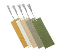 Uonlytech 5pcs DIY Blank Bookmarks Hand Painted Calligraphy Unpainted Paper Graffiti Page Markers for Crafting Decorations Gifts and Festivals