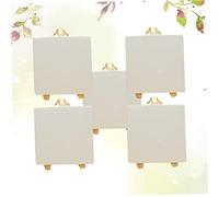 Uonlytech 5Pcs Foldable Wooden Mini Easels Multifunctional Mobile Phone Stands and Art Display Holders for Parties Weddings Painting Activities Lightweight Smooth Finish