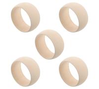 Uonlytech 5pcs Large Natural Wood Bangles Set, Unfinished Round Wooden Bracelets for DIY Jewelry Making, Craft Painting, and ’ Handmade Accessories, Size 38mm Width, 69mm Inner Diameter