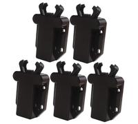 Uonlytech 5pcs Push to Open Cabinet Latches Hidden Door Locks Automatic Rebounding Touch Catch Safety Design for Handle Cupboards
