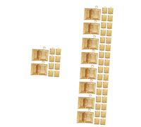 Uonlytech 5sets Durable Bible Charms DIY Jewelry Making Pendants Unique Crafting Supplies for Bible Necklace and Bracelet Design 10pcs*5