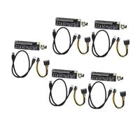 Uonlytech 5sets External Gpu for Laptop Pcie Graphics Card Extension Enclosure Gaming Office Use