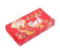 Uonlytech 60pcs Spring Festival Red Envelopes for The Year of The Horse Vietnamese Money Envelope Vietnamese Red Zodiac Horse Money Packets Wedding Leopard Paper