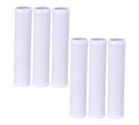 Uonlytech 6pcs Blank DIY Kaleidoscope Kit for Preschool Paintable Craft Tubes for Creative Learning Educational Art with Interactive Coloring and Pattern Exploration