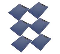 Uonlytech 6pcs Clipboards with Flip Cover Dual Horizontal Vertical Clips Portable Lightweight Writing Pad Holder Folder for Classroom Office Exams Document Organization