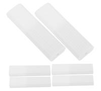 Uonlytech 6pcs Pom Window Blind Cord Pulls Weights for Vertical Roller Curtains Cord Pull Ends with Sleek Minimalist Handles Compatible Curtain Accessories for Elegant Window Treatments