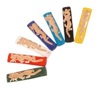 Uonlytech 7pcs Chinese Ink Stick Calligraphy Ink Block Traditional Handmade Painting for Students Artists Creative Drawing Set