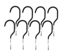 Uonlytech 8Pcs Heavy Duty Wall Mount Bike Hooks Durable Indoor Bicycle Storage Rack for Garage Ceiling Shed Non Slip Coated Design for Easy Hanging and Organization