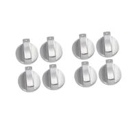 Uonlytech 8pcs Metal Burner Control Knob Replacement for Gas Stoves Oven Knobs Easy Install Kitchen Accessory for Cooking Range and Hob
