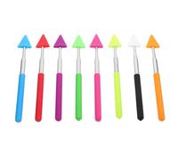 Uonlytech 8Pcs Teacher Pointer Sticks for Classroom Teaching and Reading Indicators Handheld Blackboard Pointing Rods for Engaging Student Attention