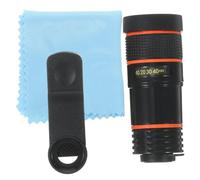 Uonlytech 8x Monocular Telescope Lens for Mobile Phone with Abs Material and Large Depth of Field, Clip-on Phone Lens for Animal Lovers and Tourism Photography
