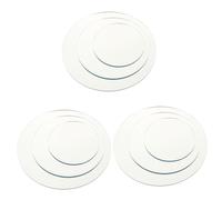 Uonlytech 9pcs Acrylic Mirror Board Round Reflection Board for Jewelry Photography Props for Photo Backdrop and Display