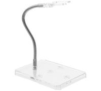 Uonlytech Adjustable Action Figure Display Stand for Model Support, Heavy Duty Plastic Base Compatible Models Under 3cm Waist, for RG HG Series