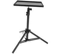 Uonlytech Adjustable Projector Tripod Stand with Tray and 1-Meter Tripod Pole, Multifunctional Floor and Desktop Projector Mount Suitable for Home Theater and Live Streaming