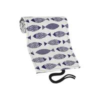 Uonlytech Adorable Pencil Roll Wrap Organizer Slots Drawing Case with Cartoon Saury Pattern Portable Canvas Pencil Storage Pouch for Artists and Sketching Enthusiasts