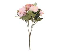 Uonlytech Artificial 6-Head Pink Hydrangea Bouquet, Vivid Simulation Flower Arrangement for Wedding, Home Décor, and DIY Floral Craft Supplies