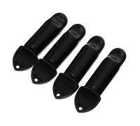 Uonlytech Beer Faucet Cover and Cleaning Brush Set with 4 Rubber Caps Black Plastic Stainless Steel for Beer Barrel Taps and Standard Faucets Insulation for Outdoors Weekend
