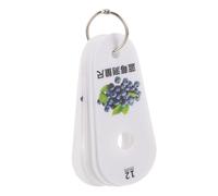 Uonlytech Blueberry Diameter Measuring Ruler Portable Fruit Diameter Gauge for Accurate Blueberry and Cherry Classification Practical Fruit Measuring Tool for Growers and Grading