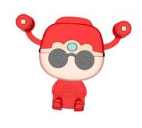 Uonlytech Cartoon God of Wealth Car Phone Holder Mobile Device Mount Rotation Smartphones Easy Installation and Detachment