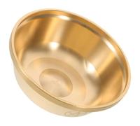 Uonlytech Copper Offering Bowl 9Cm Pentagram Brass Temple Bowl for Rituals and Home Altar for Incense and Crystal Storage in Religious Ceremonies