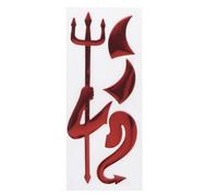 Uonlytech Cute 3D Devil Style Car Sticker Cosplay Devil Stickers Decals 3D Car Decal Demon Horns Decal Devil Auto Sticker Devil Motor Decal Bike Decals Car Automatic