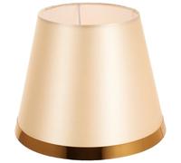 Uonlytech Decorative Light Bulb Gold Fabric Lamp Shade Burlap Clip On Chandelier Lamp Shades Linen Lampshade for Table Chandelier Wall Lamp Living Room Bedroom Glass Pendant Light