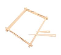 Uonlytech Detachable Wooden Weaving Frame Durable Handmaking Kit Creative Craft Tool for Adults DIY Tapestry Hanging Decor Portable Knitting for Home and Art Projects