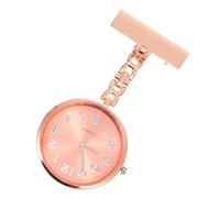 Uonlytech Dial Pendant Waterproof View Life and Daily Alloy Glass Key Watch Quartz Pocket with Shape Hanging Nurse for Women Clinic Staff and Paramedics