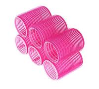 Uonlytech Diy Hair Curlers Set 6Pcs Self-Adhesive Plastic Rollers Hair Styling Tools for Salon and Home Use 1.4 Inch Diameter Curling Drum