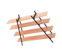 Uonlytech Dollhouse Shelf Miniature A Shaped Rack Small Book Storage Display for Dollhouse Accessories Multifunctional Space Saving Micro Landscape Decor