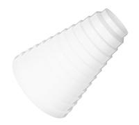 Uonlytech Dryer Duct Connector Air Hose Adapter Hose Pipe Reducer Air Ventilation Systems Fittings Ventilation System Fitting Inline Adapter for Duct Air Duct Adapter White Plastic