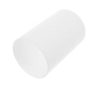Uonlytech E27 Frosted Glass Lampshade Ceiling Light Cover, Milk White Straight Tube Pendant Lamp Shade for Home Lighting Fixture Accessory