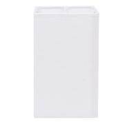 Uonlytech E27 Square Cloth Lamp Shade White Fabric Light Cover for Table Floor Wall Lamps 8 Inch Modern Decorative Lamp Accessory