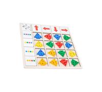 Uonlytech Educational Color Recognition for, Logic Training Board Game for Intellectual Development, Cognitive Plaything Direction Learning, Parent Interactive Building Block