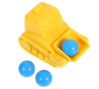 Uonlytech Educational Maze Track Ball Set Yellow Engineering Vehicle and 3 Juggling Balls, STEM Puzzle Playset for Logic and Spatial Awareness, Suitable for Boys and