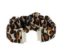 Uonlytech Elastic Scrunchie Watch Band for Watch Active Stylish Leopard Print Design Lightweight Durable Comfortable All Day Wear Easy Self Installation for Any Occasion