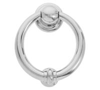 Uonlytech Elegant Zinc Alloy Door Knocker for Front Door Classical European Style Modern Ring Design for Home and Office Security