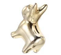 Uonlytech European Style Ceramic Dog Coin Bank Bulldog Piggy Bank Money Jar and Desktop Decoration for Room