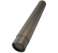 Uonlytech Extendable Black Gold Poster Tube 95Cm Length with 6.8Cm Diameter, Telescoping Drawing Storage Tube for Artwork Mailing and Wrapping Supplies