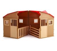 Uonlytech Farm Scene Playset for DIY Assembly Miniature Farmhouse and Animal Models, Educational Sand Table for and ’s Interactive Outdoor Play