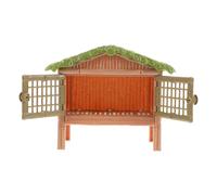 Uonlytech Farmhouse Chicken Coop Set Mini Barnyard Animals and Rabbit Figures, Educational Interactive Country Playset for and Preschool Learning