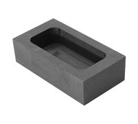 Uonlytech Graphite Ingot Mold for Metal Casting Volume Melting Durable Wear Resistant Graphite Crucible Suitable for Gold Silver Copper Alloys