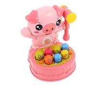 Uonlytech Hammers, Interactive Early Learning Pounding Game for, Pink Cartoon Pig Design Educational Motor Skill Development for Boys and